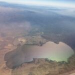 Lake Hawassa and the city of Hawassa from the air