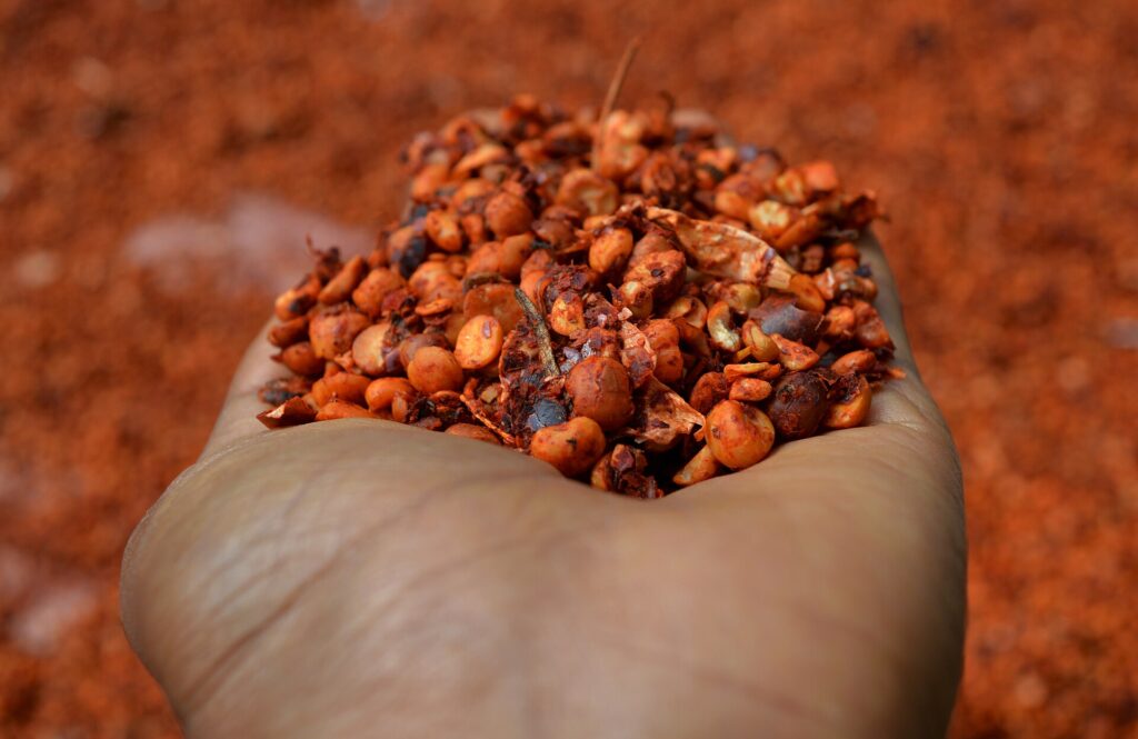 Shiro being prepared, a staple fasting dish